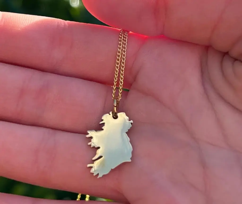 Ireland Map Necklace