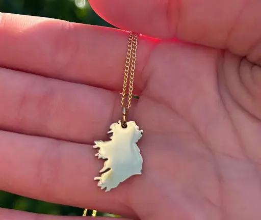 Ireland Map Necklace